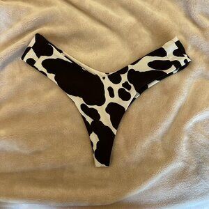 Stone Fox Swim Cow Print Tucker Bottoms